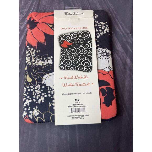 Fashion Smart Reversible Tablet Sleeves Mystic Garden Unchained Melody 10" - Picture 2 of 2